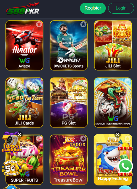 588PKR Game On Android